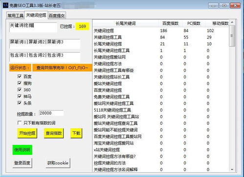 关键词挖掘，用什么工具好