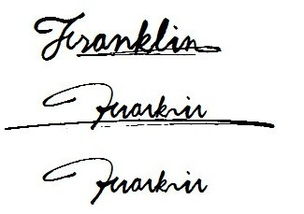 英文名叫Franklin,求英文签名,能给我网址或者软件更好 