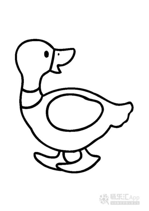 打印涂色鸭子怎么弄好看，打印涂色简笔画(涂色鸭子视频)