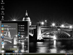 美丽的城市夜景,电脑桌面主题 win7主题 