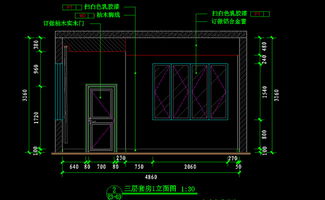 家装房间立面平面设计图下载 图片0.37MB 全套家装CAD大全 家装施工CAD图纸 