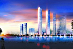 武汉世贸中心开建 与武汉中心共筑438米双子塔 