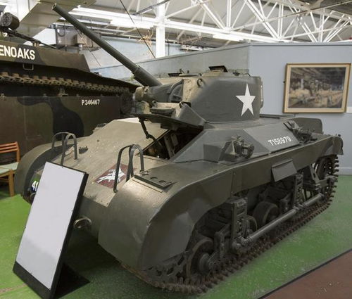 二战M22 蝉 式轻型坦克 空降的坦克鼻祖,重量不到7吨