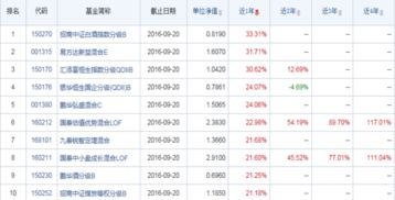 2017年基金定投排行前十名单 快看看哪个收益最高