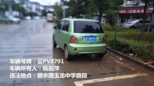 丽江18辆车违停被实名曝光 有奔驰 奥迪 出租车......