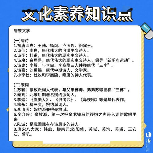 教师资格 文化素养知识点