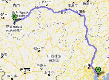 深圳南头关到<a href='http://sz.ptotour.com/domestic/guizhou/'  target='_blank'>贵州</a>都匀,自驾车路线怎么走 