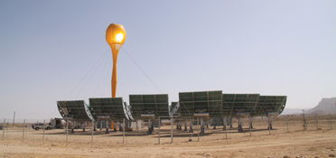 以色列奥拉公司开发的塔式太阳能发电系统 