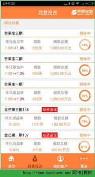 芒果金融有人知道吗？投资风险怎么样啊？