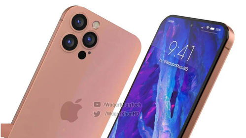 iPhone 14 Pro高清渲染 打孔前摄 后摄不凸起