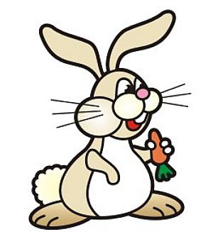 如何画简笔画 小兔子吃萝卜 