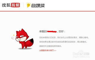 搜狐视频自媒体 个人账号申请 
