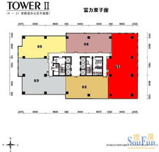 富力双子座写字楼出租,东三环地铁十号线双井知名高端写字楼紧邻富力中心交通便利特价租 