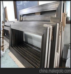 金属门框表面仿古染色处理 铜 铁 铝,不锈钢门窗特殊颜色加工