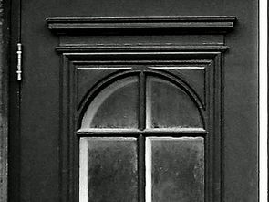 高清欧式砖墙门窗黑白工装背景墙图片素材 效果图下载 
