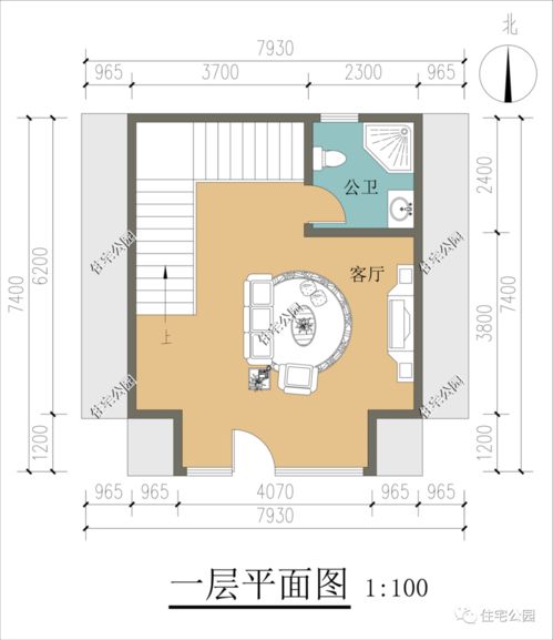 7 7米民宿户型,未来农村建房新起点,展现极致品味