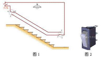楼梯灯电路图 怎么画