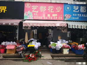 西安最大的鲜花批发市场有多大 300米道路近百家花店 