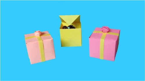 教你折纸方形带盖礼品收纳盒,简单又漂亮,手工折纸百科视频教程 