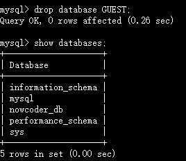 五 mysql学习笔记 使用cmd进行基本数据库操作 二