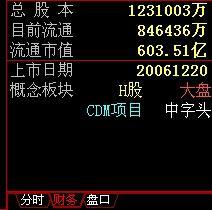 怎么查看一支股票流通盘的大小?