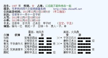 周易六爻 自己摇的卦 