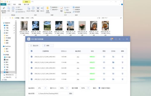HEIC批量转换PNG JPG图片