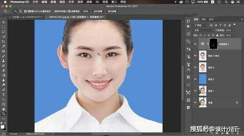 如何用Photoshop 2分钟修出 个人求职面试 证件照 图文教程