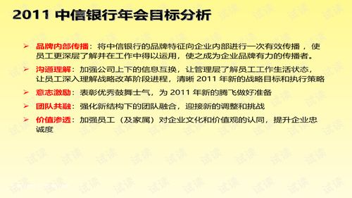 2011中信银行年会活动创意方案年会精品模板文案.ppt文档类 讲义文档类资源 CSDN下载 