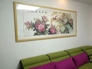 国画牡丹图作品 家居装饰的优质选择 