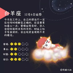 12月6日十二星座运势分析