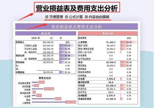 财务分析问题难解决 这12张财务分析表格模板或许能帮到你 收