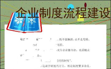 浅谈企业流程制度建设