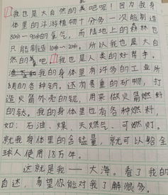 关于海的作文三年级300字