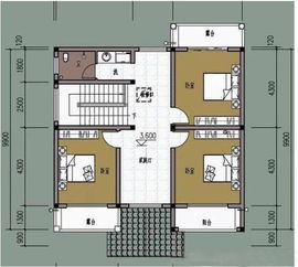 推荐三套小户型的自建房设计方案,建筑占地120平米以下,三款户型任你来挑