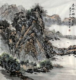 李世玉国画山水作品赏析 传达山乡清韵 