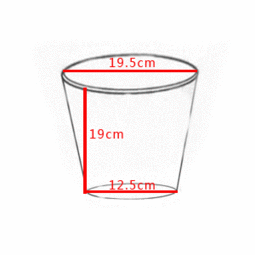 怎样计算梯形玻璃罐子内面尺寸,在PS里尺寸设置多少呢 