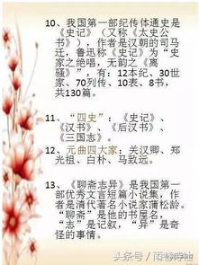 中华文学常识汇总 家有读书郎宝贝的还不孩子收藏 打印起来 