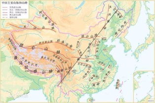 地理山脉地形图简图 图片搜索