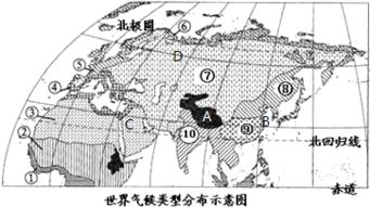 一年当中，南半球陆地上大多数地方的月平均最高气温出现在几月?