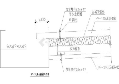 檐口天沟大样