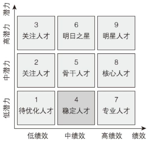 人才盘点九宫格 高潜九宫格全面解析