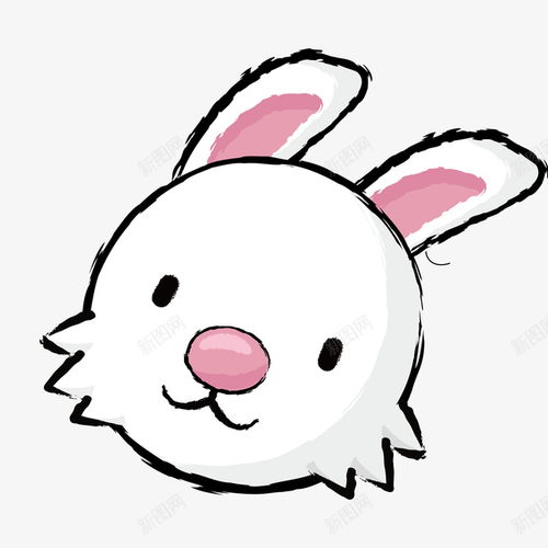 简笔兔子头像 设计图片 免费下载 页面网页 平面电商 创意素材 兔子素材 