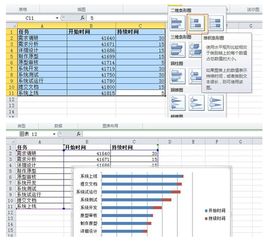 EXCEL 甘特表对比数据怎么制作 