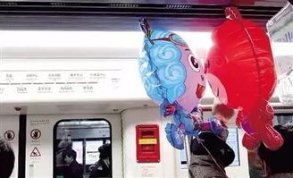 地铁站气球的告白
