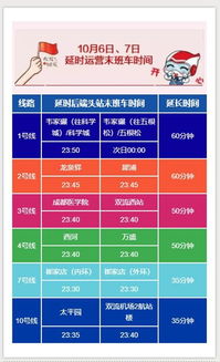 国庆最后两天成都地铁将延时运营 以满足返程客流需求 