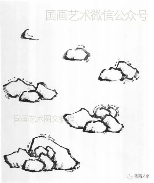 传统国画山水石头画法 图片搜索