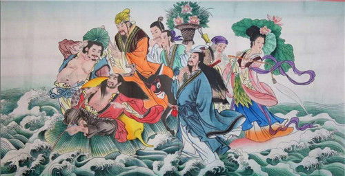 中国神话传说中的上八仙,中八仙,下八仙,牛郎织女属于哪八仙