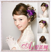 2012最新简约新娘发型 打造完美新娘 