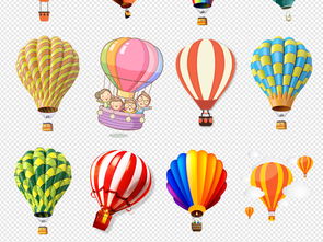 热气球素材彩色气球五彩热气球卡通图片 模板下载 11.70MB 其他大全 其他 